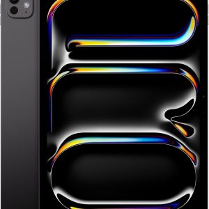 Apple iPad Pro 11-Inch (M4): Built for Apple Intelligence, Ultra Retina XDR Display, 256GB, 12MP Front/Back Camera, LiDAR Scanner, Wi-Fi 6E, Face ID, All-Day Battery Life — Space Black